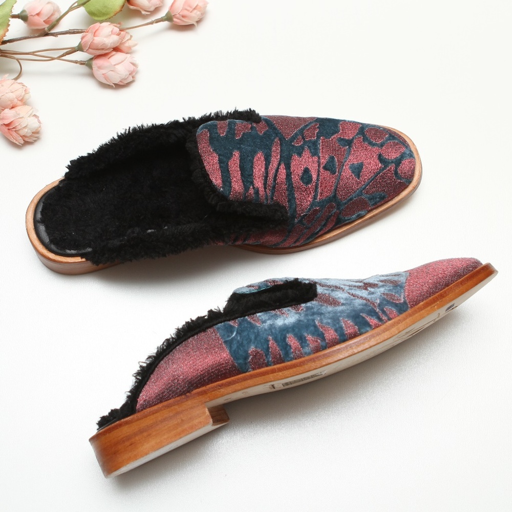 NWOB Free People Women’s Butterfly Effect Mules